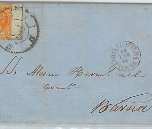 58398 -  SPAIN  - POSTAL HISTORY: Edifil # 52 on COVER - RUEDA de CARRETA PALMA