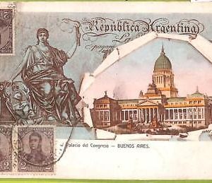 af0464 - ARGENTINA - Vintage Postcard - Buenos Aires - Palacio del Congreso