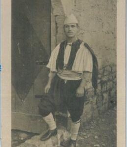 79386 - ALBANIA - VINTAGE Ethnic POSTCARD  -  Posta Militare postmark 1917