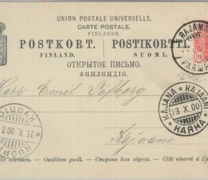 81913 - FINLAND - Postal History -  STATIONERY CARD 1900
