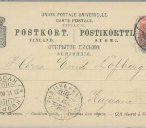 81911 - FINLAND - Postal History -  STATIONERY CARD 1900