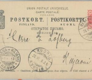 81912 - FINLAND - Postal History -  STATIONERY CARD 1898