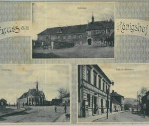 98518  -  VINTAGE  POSTCARD - Czechoslovakia - Kraluv Dvur KONIGSHOF  Gruss Aus