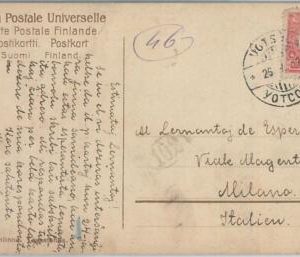 75116 - RUSSIA Finland - POSTAL HISTORY -  POSTCARD from UOTSOLA to ITALY  1912