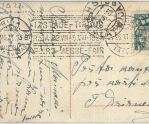 69010 - LATVIA - POSTAL HISTORY -  POSTCARD with advertising postmark 1923