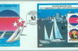 84397 - NEW ZEALAND - Postal History - FDC COVER 1990  Sport YACHTING boats
