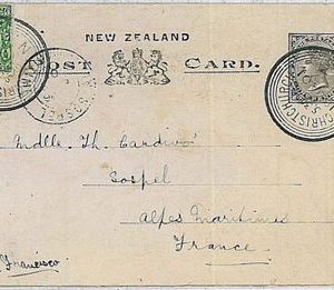 POSTAL HISTORY - POSTAL STATIONERY -    New Zealand 1901