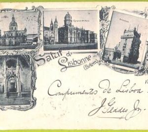 af2207 - PORTUGAL - VINTAGE POSTCARD - Lisbonne - 1898