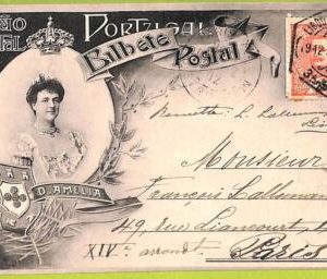 af2220 - PORTUGAL - VINTAGE POSTCARD - Lisboa - D.Amelia - 1902