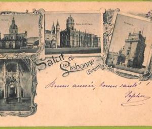 af2208 - PORTUGAL - VINTAGE POSTCARD - Lisbonne - 1907