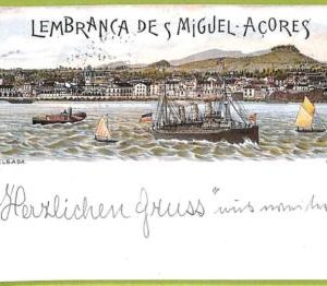 af2199 - PORTUGAL - VINTAGE POSTCARD - Acores - 1897