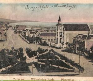 ad3929 - CURACAO - VINTAGE POSTCARD - Wilhelmina Park - 1921