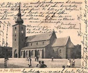 ac9579 - DENMARK - VINTAGE POSTCARD -  Horsens - 1908
