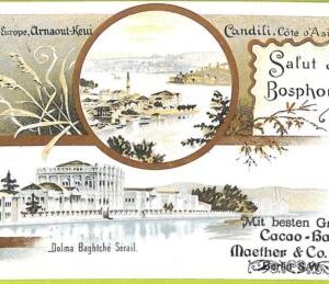 af2241 - TURKEY - VINTAGE POSTCARD - Salut du Bosphore
