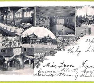 af2192 - NORWAY - VINTAGE POSTCARD  - Holmenkollen (Oslo) - 1899