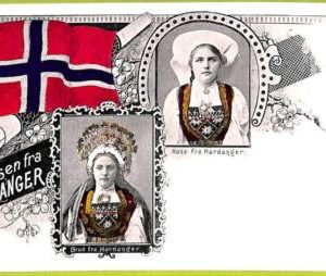 af2196 - NORWAY - VINTAGE POSTCARD  - Hilsen fra Hardanger