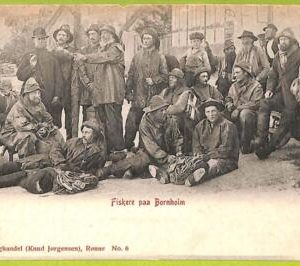 af2096 - DENMARK - VINTAGE POSTCARD - Fishermen on Bornholm