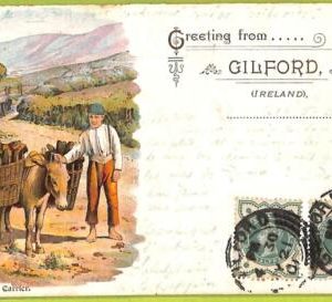 af2105 - IRELAND - VINTAGE POSTCARD - Gilford - 1901