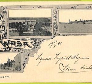 8774 - FINLANDIA - VINTAGE POSTCARD - Wasa - 1901