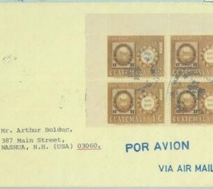 86032 - GUATEMALA - POSTAL HISTORY -   Nice Franking on COVER to USA 1972