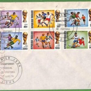 af3660 - TOGO - POSTAL HISTORY -  COVER 1974  FOOTBALL