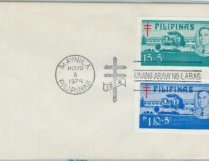 74517 - Philippines  - POSTAL HISTORY - FDC  COVER  1974 Medicine TUBERCULOSIS
