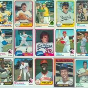 84737 - Lot of 15 collectable BASEBALL CARDS: Parker STIEB Welch CEPEDA Lolich