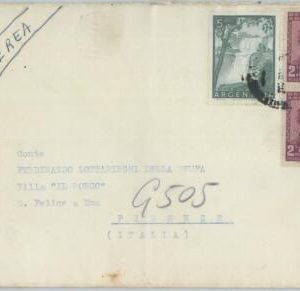 81419 - ARGENTINA - Postal History -  AIRMAIL COVER to  ITALY 1958