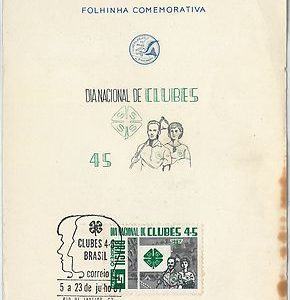61529 - BRAZIL - POSTAL HISTORY - OFFICIAL POST LEAFLET: CLubs SCOUTS? 1967