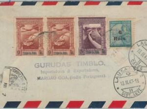 74715 - Portuguese INDIA - POSTAL HISTORY -  COVER to SWITZERLAND  1946