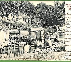ah2812 - BRAZIL - VINTAGE POSTCARD Postal Antigua - Pernambuco - 1906