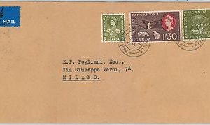 61385   -  British KUT - POSTAL HISTORY:   COVER to ITALY 1961