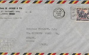 61386  -  British KUT - POSTAL HISTORY:   COVER to ITALY 1960