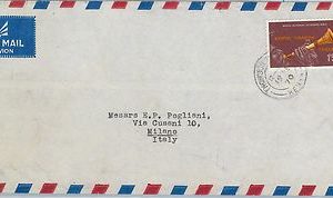 61381  -  British KUT KENYA - POSTAL HISTORY:   COVER to ITALY 1970 - MUSIC