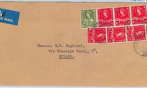 61393 -  British KUT - POSTAL HISTORY:   COVER to ITALY 1962