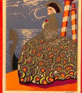 Lib7770 - VINTAGE POSTCARD - Glamour, Ladies, ARTIST SIGNED Armbart VENICE