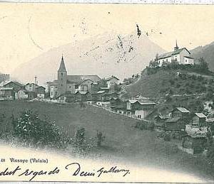 31284 - Vintage postcard: SWITZERLAND - SCHWEIZ : Vissoie, Valais - 1905