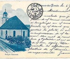31319  Vintage postcard: SWITZERLAND - SCHWEIZ  Chaux-de-Fonds,  Neuchâtel 1899