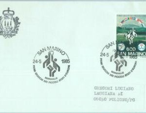 89832 - SAN MARINO - Postal History - SPECIAL POSTMARK 1985  SPORT Basketball