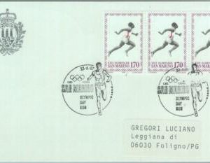 89847 - SAN MARINO - Postal History - SPECIAL POSTMARK 1987  SPORT  Athletics