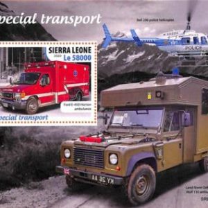 A6929 - SIERRA LEONE - Stamp Sheet - 2020 - Special transport