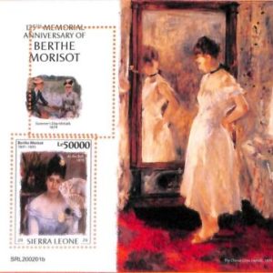 A6904 - SIERRA LEONE - ERROR MISPERF Stamp Sheet - 2020 - ART, BERTHE MORISOT
