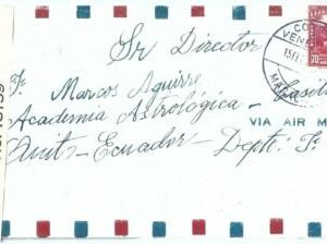72288 - VENEZUELA  - POSTAL HISTORY -  AIRMAIL COVER to ECUADOR 1943 - CENSORED