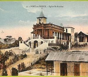 af2521 - HAITI - VINTAGE POSTCARD - Port-au-Prince -Eglise St-Antonie