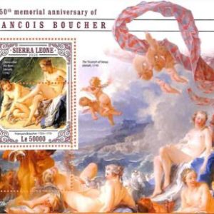 A6909 - SIERRA LEONE - ERROR MISPERF Stamp Sheet - 2020 - ART, FRANCOIS BOUCHER