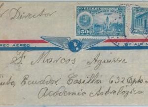 74561 - VENEZUELA - POSTAL HISTORY -  AIRMAIL COVER  to ECUADOR 1942 - CENSORED!
