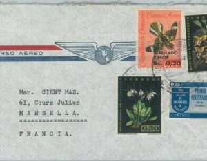 74585 - VENEZUELA - POSTAL HISTORY -   Airmail COVER to FRANCE 1960's