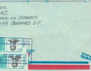86141 - VENEZUELA - POSTAL HISTORY -  INTERNAL  Airmail COVER 1985