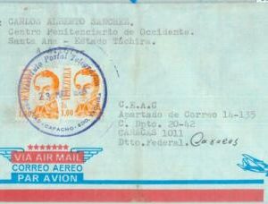 86148 - VENEZUELA - POSTAL HISTORY -  INTERNAL  Airmail COVER 1988