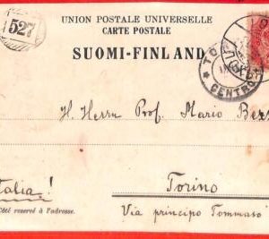 aa0670 - RUSSIA Finland - POSTAL HISTORY - Postcard from LOHIA to ITALY  1908